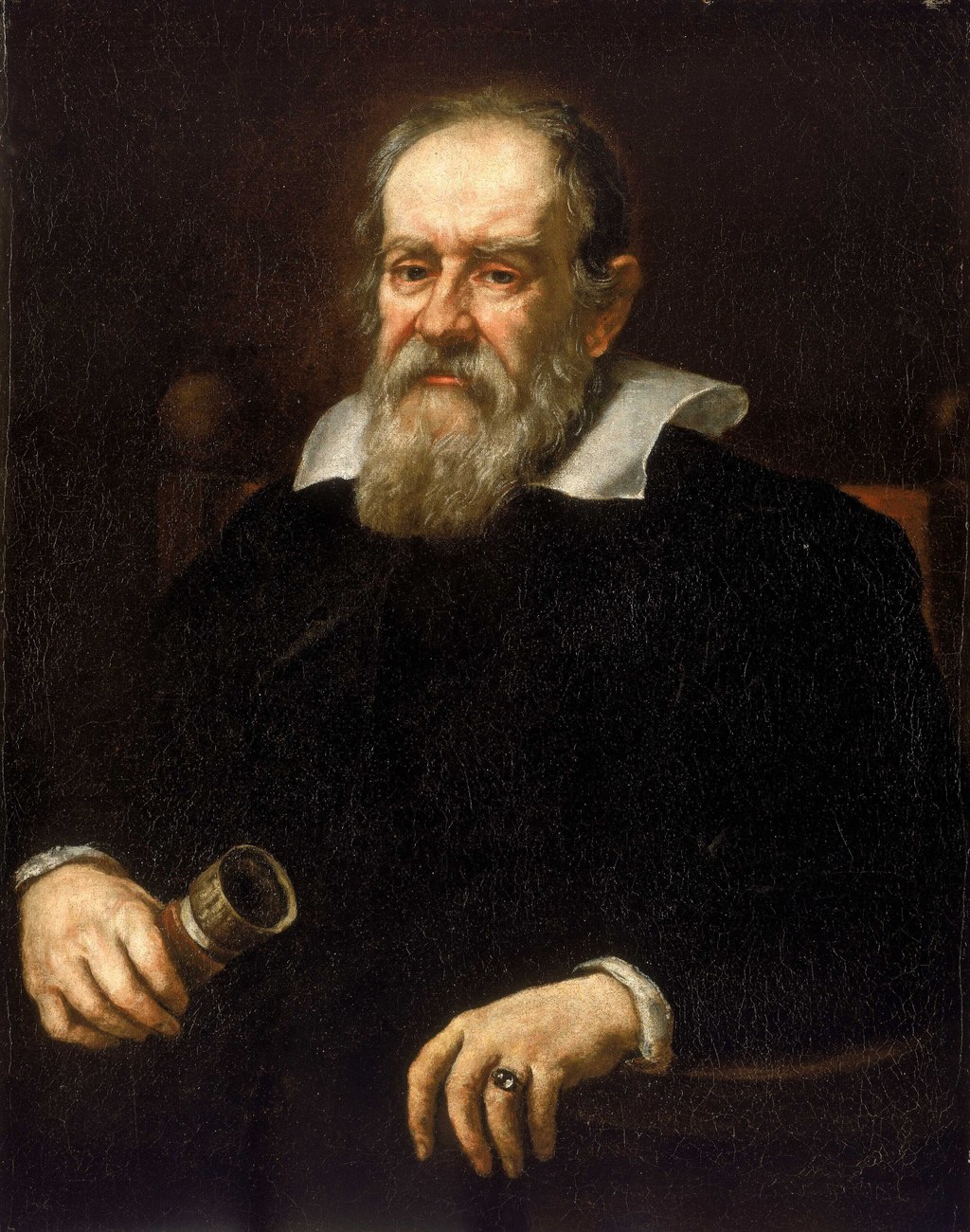 A painting of Galileo