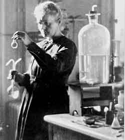 A picture of Marie Curie