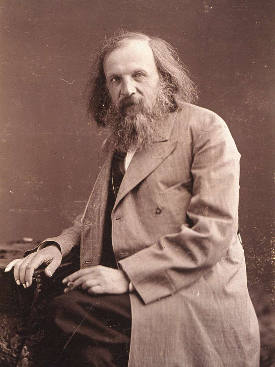 A picture of Dmitri Mendeleev